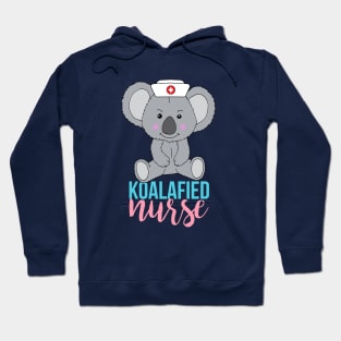 Funny Koalified Nurse Nursing Pun Hoodie